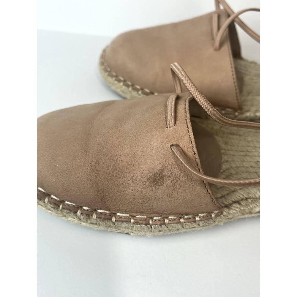 Eileen Fisher women's Lee D'Orsay flat espadrilles in tan, size 8-1/2 - Picture 7 of 9